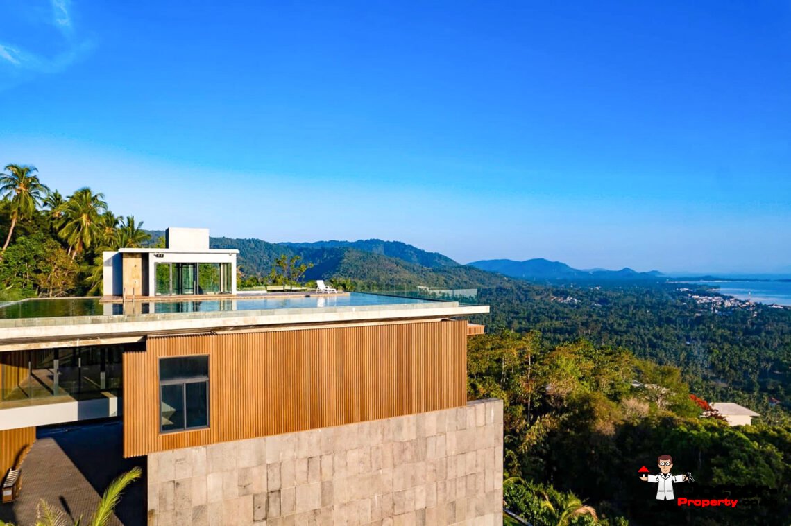 Luxury 4 Bedroom Sea View Villa – Nathon, Koh Samui – For Sale
